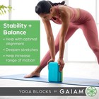 Yoga Block - Supportive Latex-free Eva Foam - Non-slip Pilates   Meditation
