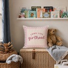Long Live Girlhood Pillow Covers 18x18  Baby Girl Nursery Decor  Pink Baby Sh   