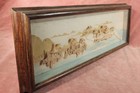 Antique Qing Chinese Fine Cork Diorama Or Picture Very Old Detailed Work C1900