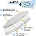 Ironing Board Cover And Pad Standard Size Silicone Coated 4 Layers 15x54 Inch Ex