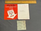 1952 John Deere Day Show 3 Tickets Invitation Advertising Paper Galahad Jones