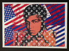 Death Nyc Hand Signed Large Print Framed 16x20in Coa Pop Art Muhammad Ali  