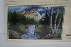 Wonderart Caron Sierra Mountains Latch Hook Rug Kit  4425 30x50 Waterfall Nature