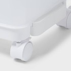 1 Open Front 2 Large Bins 1 Tray With Handle Lid And