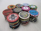 99 Casino Gaming Poker Chip Lot Las Vegas  1 New   Used Chipco Paulson Clay