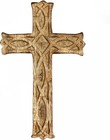 Rustic 8-inch Wooden Cross Wall Decor - Perfect Christian Gift For All Occasions