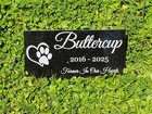 Pet Memorial Granite Stone Engraved Grave Marker Headstone Garden Plaque T14