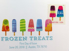 Dcp  frozen Treats  Forever Stamps Full Set Of 10 Fdc 2018  Usa  Scn 5285-94