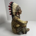 Indian Cheif Statue Vintage 14   
