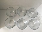 Set Of 6 Horizontal Line 13 Oz Clear Double Old Fashioned Glasses 3 5     Nwob