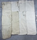 Vintage Canvas Commercial Bank Bags Coins And Bills No Name Lot Of 9