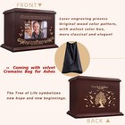 Cremation Urns For Human Ashes  Wooden Urn For Ashes Adult Female  Wooden Pic   