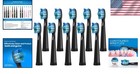 Gentle Soft Bristle Replacement Heads For Electric Toothbrushes - Pack Of 10
