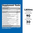 Testosterone Booster Supplement - 1800mg Complex  30 Servings Of 90 Capsules