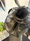 Black Derby Fascinator Hat Women