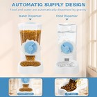 2 Pack Hanging Automatic Pet Food Water Dispenser  Auto Rabbit Feeder And Wat   