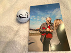 Jack Nicklaus Signed Golf Ball -with Picture Of Signing
