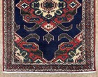 Vintage Ardebil Navy Blue 3x4 Ft Wool Tribal Hand Knotted Area Rug