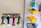 Ztorq Cordless Drill Tool Organizer - Drill Holder Storage Wall Mount Rack To Op