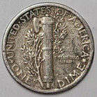 1931-p Silver  Mercury Dime  Great Detail 