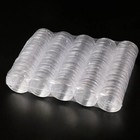 100pcs 31mm 1 22 In Coin Case Capsules Storage Holders Clear For Us Half Dollar