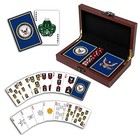 Usn Gift Set Playing Cards   Dice   Rank Insignia Cards   Sailor Gifts Us Navy