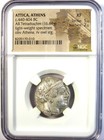 Ancient Athens Greece Athena Owl Tetradrachm Silver Coin 440-404 Bc - Ngc Xf Ef