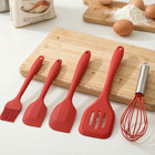 5pcs Food Grade Silicone Cooking Utensil Set Heat Resistant Non Stick