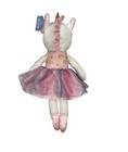 Unicorn Ballerina Plush Stuffed Animal By Spark New W tags Holiday Easter 12 5   