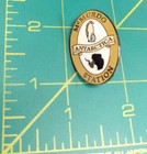 New Mcmurdo Station Antarctica Pin Penguins   Map Oval Lapel Hat Jacket Pin 1 25
