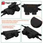 Ts Tac-sky Tactical Headsets Dual-comm 6 Pin Ptt For Prc 148 152 Intercoms
