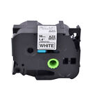 10pk Fits Brother P-touch Tze-261 Tz-261 Black On White Label Tape 1 5  36mm