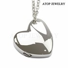 New Forever In My Heart Cremation Pendant Ashes Memorial Urn Necklace With Tool