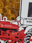 Vintage International Harvester Porcelain Sign Old Farmall Tractor Farm Dealer