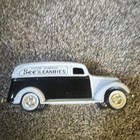 See s Candies Ceramic Vehicle Piggy Bank Coin Bank Black   White