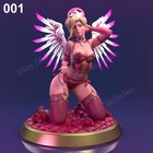 Pink Mercy 1 8 1 6 1 4 1 3 3d Print Model Kit Unpainted Unassembled 3 Ver Nsfw