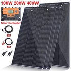 400w Mono Solar Panel Kit 12v Battery Charger W  Controller Caravan Car Boat Rv