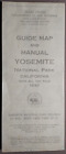 1933 Yosemite National Park Large Color Folding Map Guide B3-106