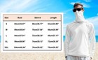Sun Protection Shirts For Men With Mask Upf 50  Fishing Blouses Long Sleeve Uv
