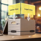 Bankers Box Basic Duty Letter legal File Storage Box With Lids  10 Pack
