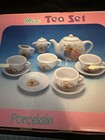 Vintage 1991 Porcelain Bear Tea Set With Original Box