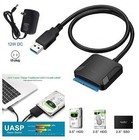 Usb 3 0 To Sata External Hard Drive Reader 2 5  3 5  Hdd Ssd Power Adapter Lot