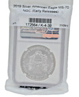 2019 Eagle S 1 Silver Eagle Ngc Ms70    early Releases   