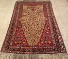   13139 Semi-antique Fine Qashqaei Oriental Rug