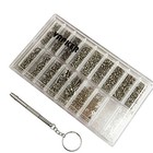  1000pcs Micro Eyeglass Sunglass Repair Screws  Nuts Assortment Stainless 