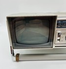 Samsung Model No Bt-123aj Vintage Portable Tv Am Fm Two Band Radio Combo - Read 