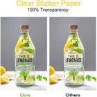 Lot Koala Clear Sticker Paper For Inkjet Or Laser -printable Vinyl Sticker Paper