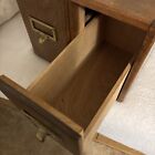 Antique Oak File Cabinet Two Drawer File Cabinet