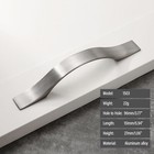 1-50x Stainless Steel Kitchen Cabinet Drawer Cupboard Handles Nickel Brushed New