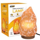 Soothing Glow - Himalayan Salt Lamp With Dimmable Led Light Base For Stress